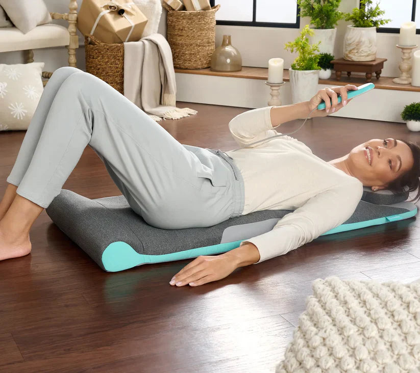 Air-pressure back stretching mat