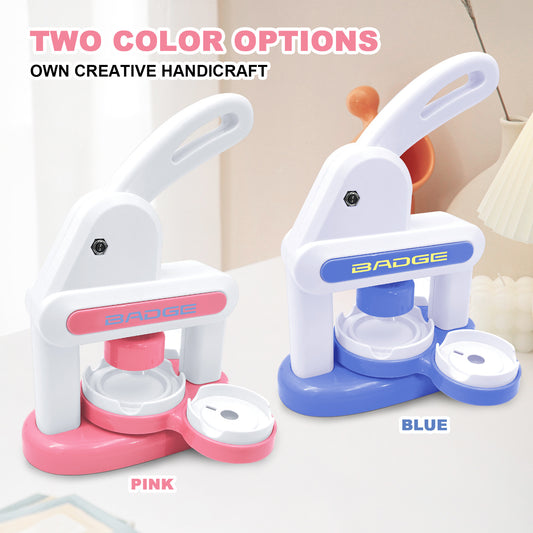 Badge maker, badge maker, manual badge maker (3-in-1)